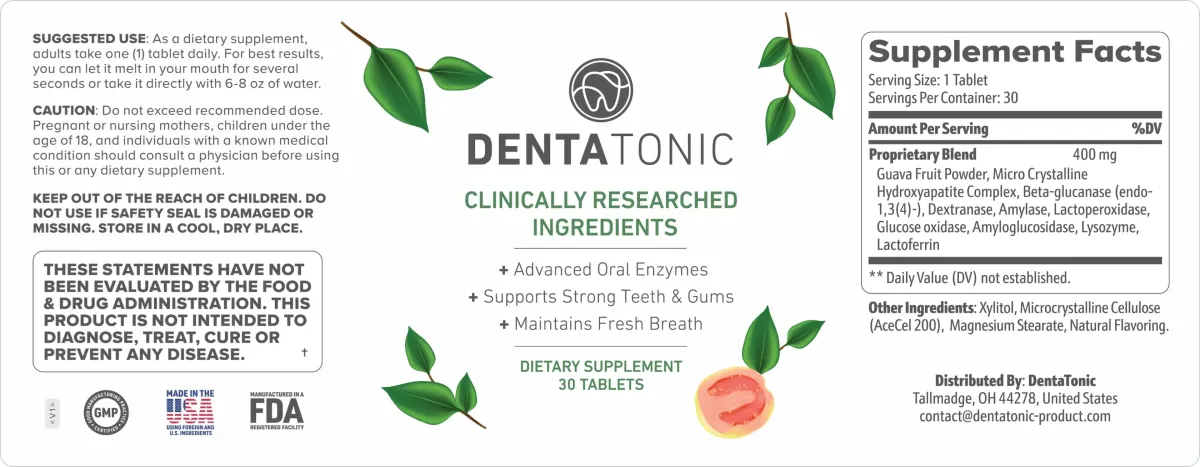 DentaTonic-Ingredients-List